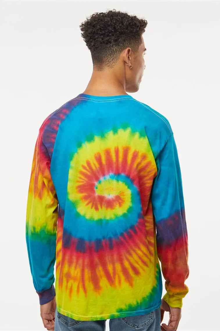 Colortone Mens Long Sleeve Crewneck T-Shirt - Reactive Rainbow Clothing Colortone
