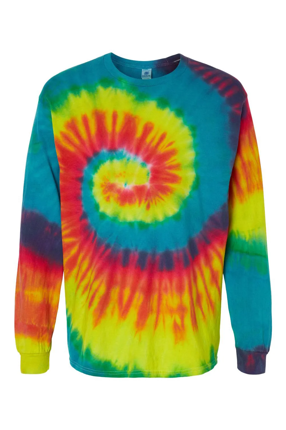 Colortone Mens Long Sleeve Crewneck T-Shirt - Reactive Rainbow Clothing Colortone