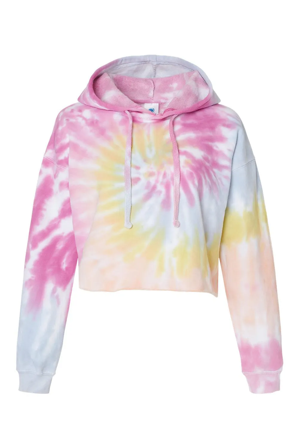 Colortone Womens Crop Hooded Sweatshirt Hoodie - Desert Rose Clothing Colortone