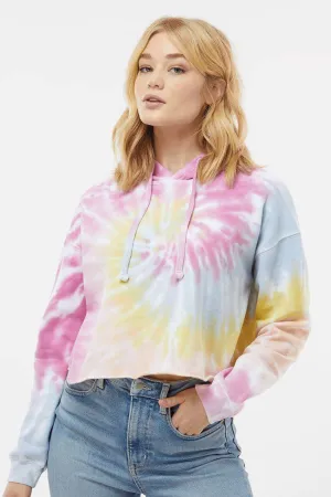 Colortone Womens Crop Hooded Sweatshirt Hoodie - Desert Rose Clothing Colortone