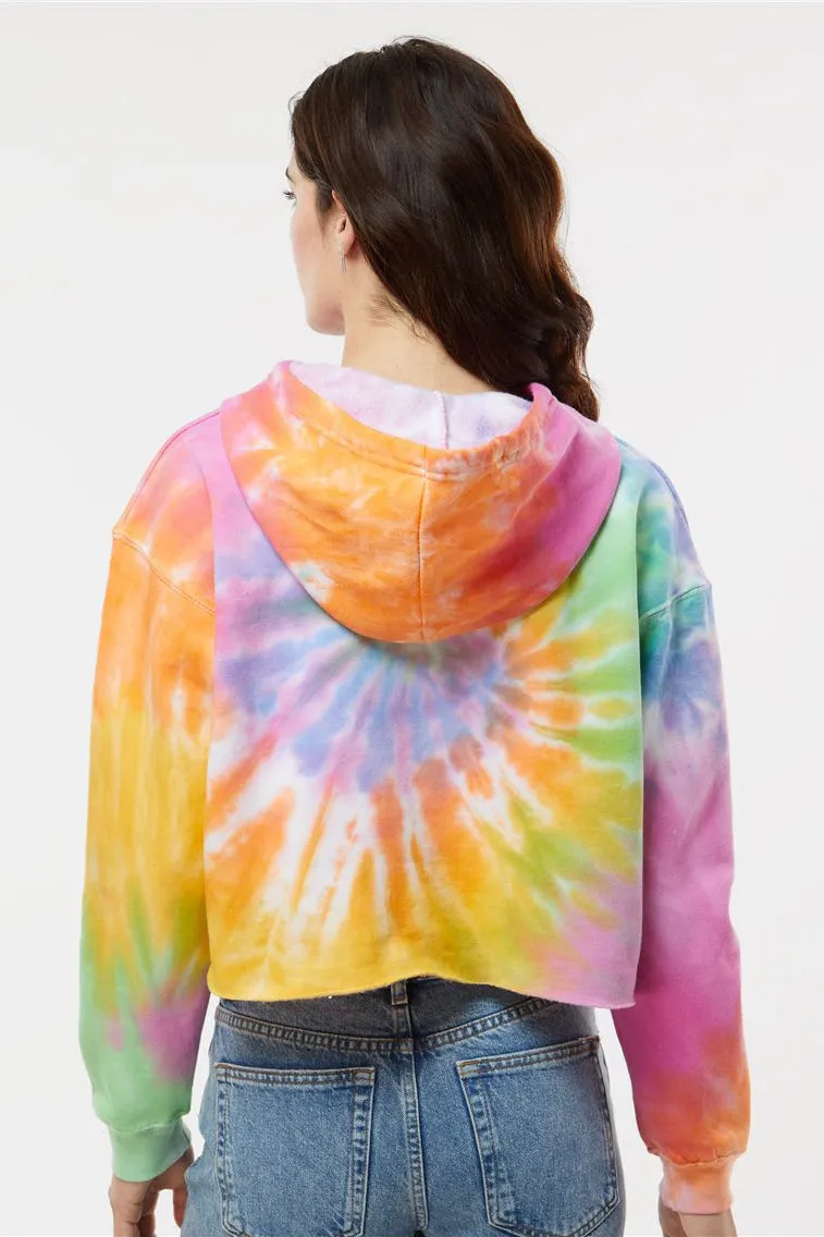 Colortone Womens Crop Hooded Sweatshirt Hoodie - Eternity Clothing Colortone