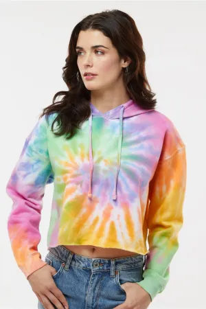 Colortone Womens Crop Hooded Sweatshirt Hoodie - Eternity Clothing Colortone