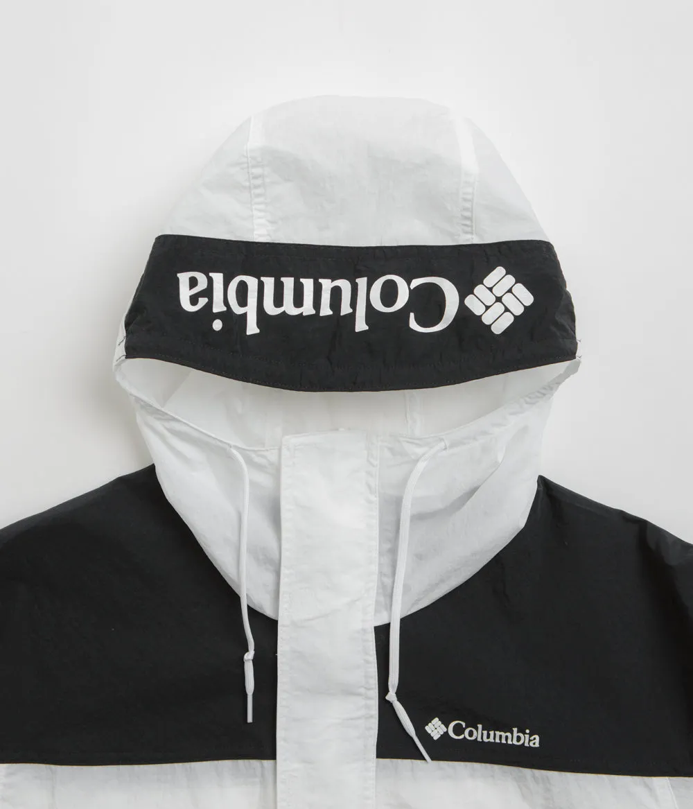 Columbia Challenger II Windbreaker Jacket - White / Black Columbia