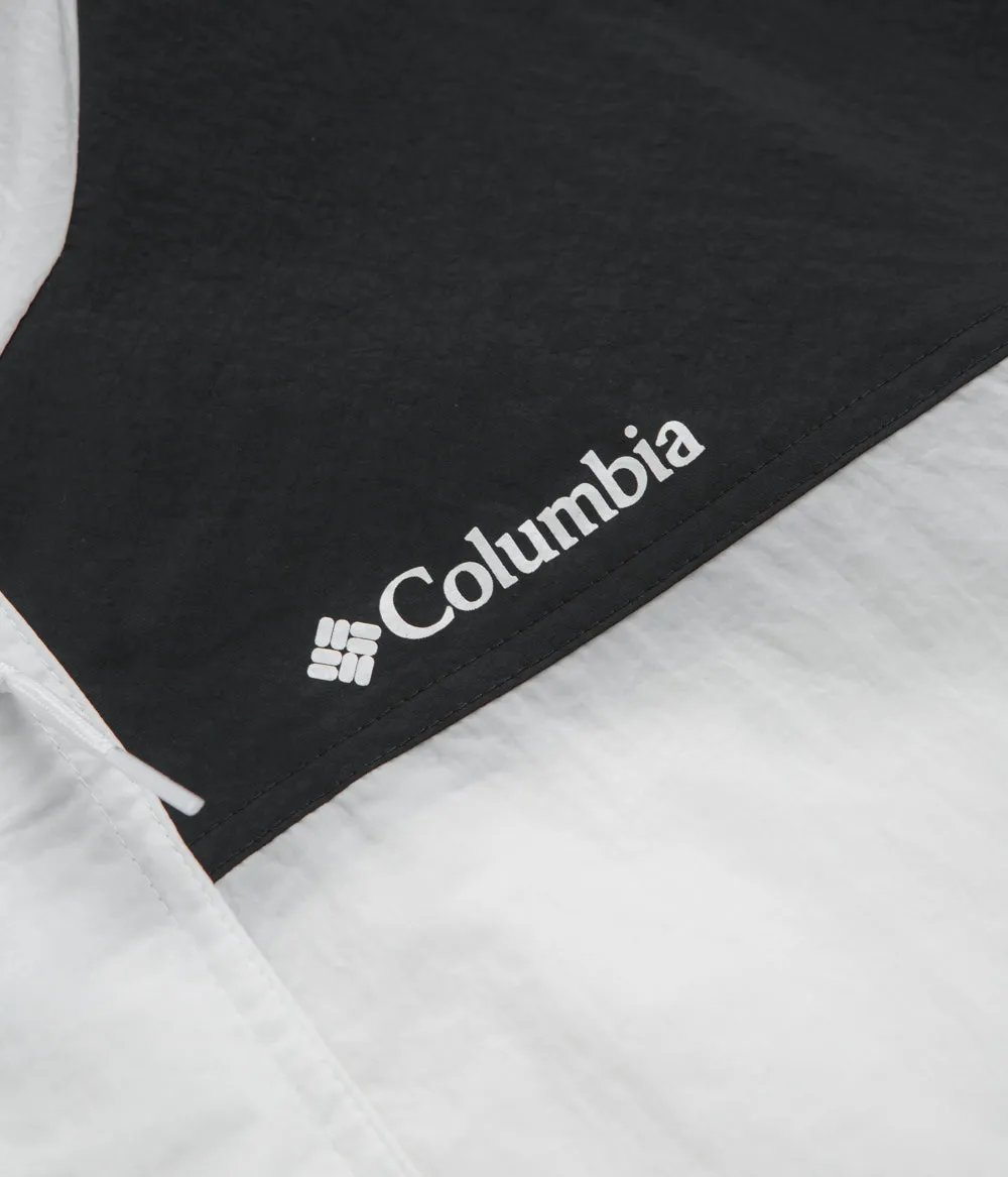Columbia Challenger II Windbreaker Jacket - White / Black Columbia