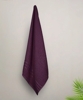 Comfort Living 1Pc Bath Towel ,400 Gsm, Quicky Dry, Black Currant bath towels,soft towels,bathroom textiles