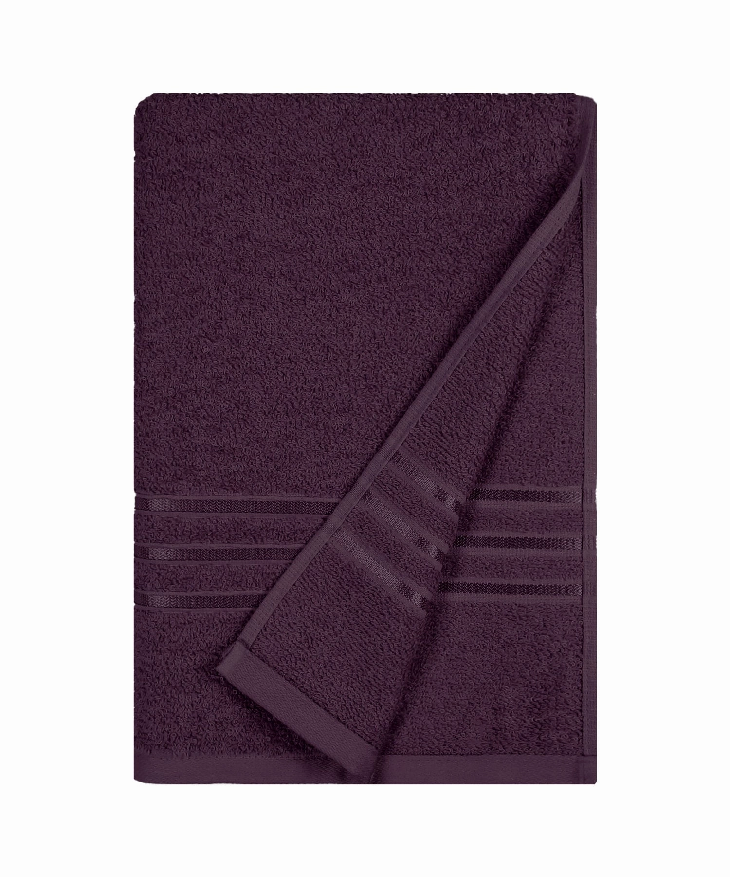Comfort Living 1Pc Bath Towel ,400 Gsm, Quicky Dry, Black Currant