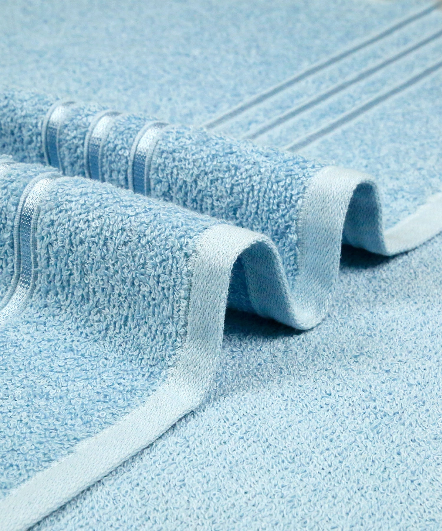 Comfort Living 1Pc Bath Towel ,400 Gsm, Quicky Dry, Cool Blue
