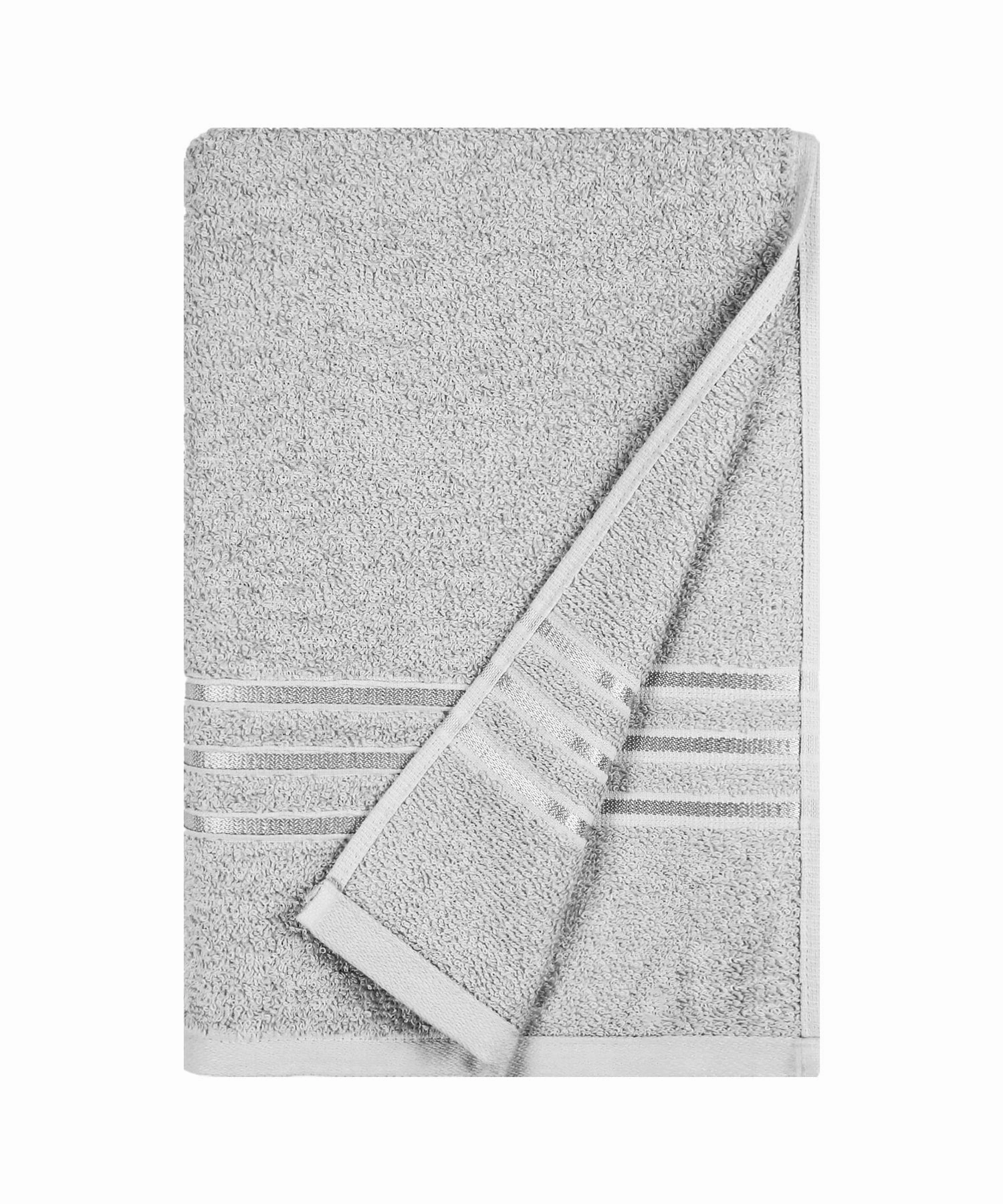 Comfort Living 1Pc Bath Towel ,400 Gsm, Quicky Dry, Ice Grey