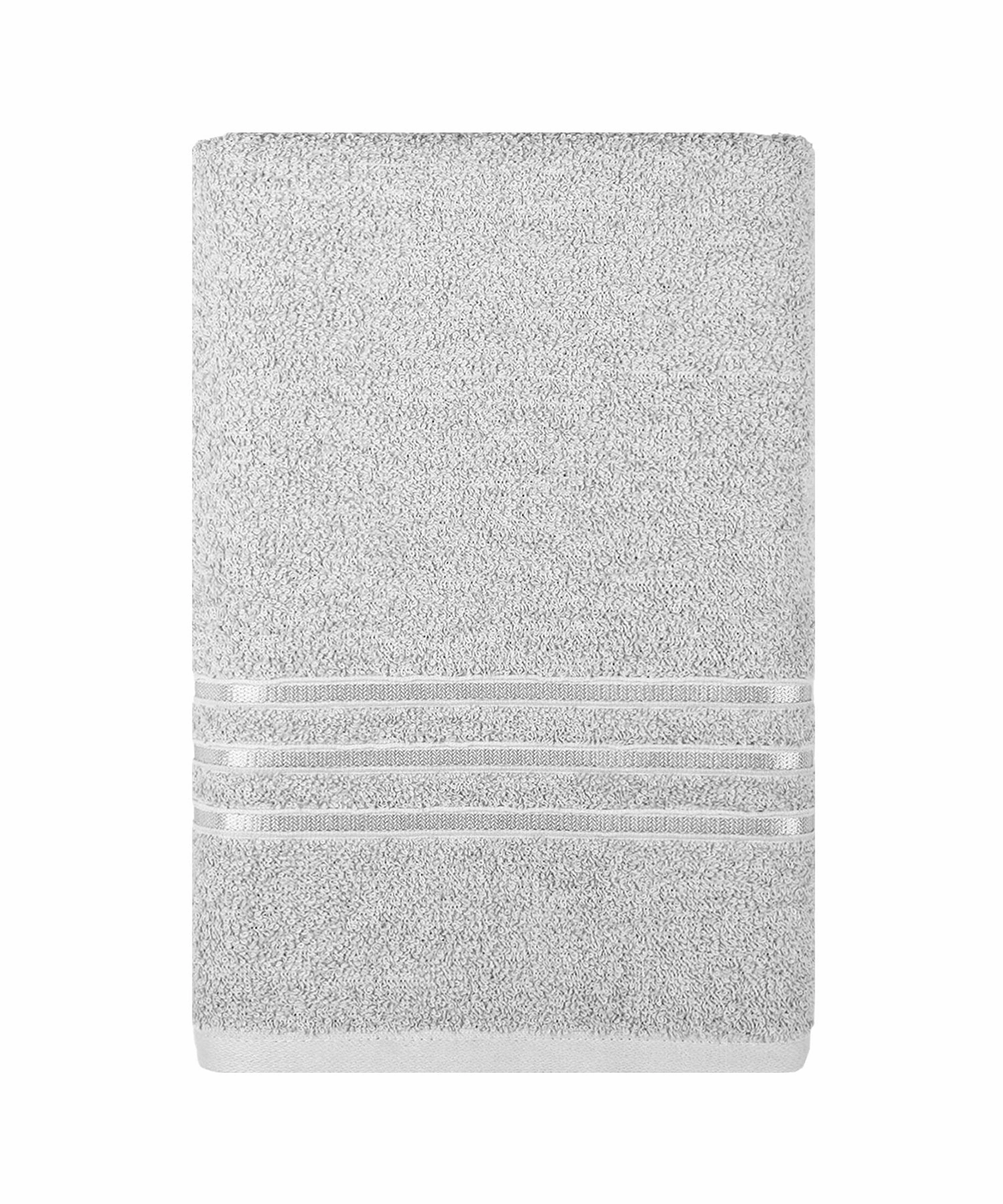 Comfort Living 1Pc Bath Towel ,400 Gsm, Quicky Dry, Ice Grey