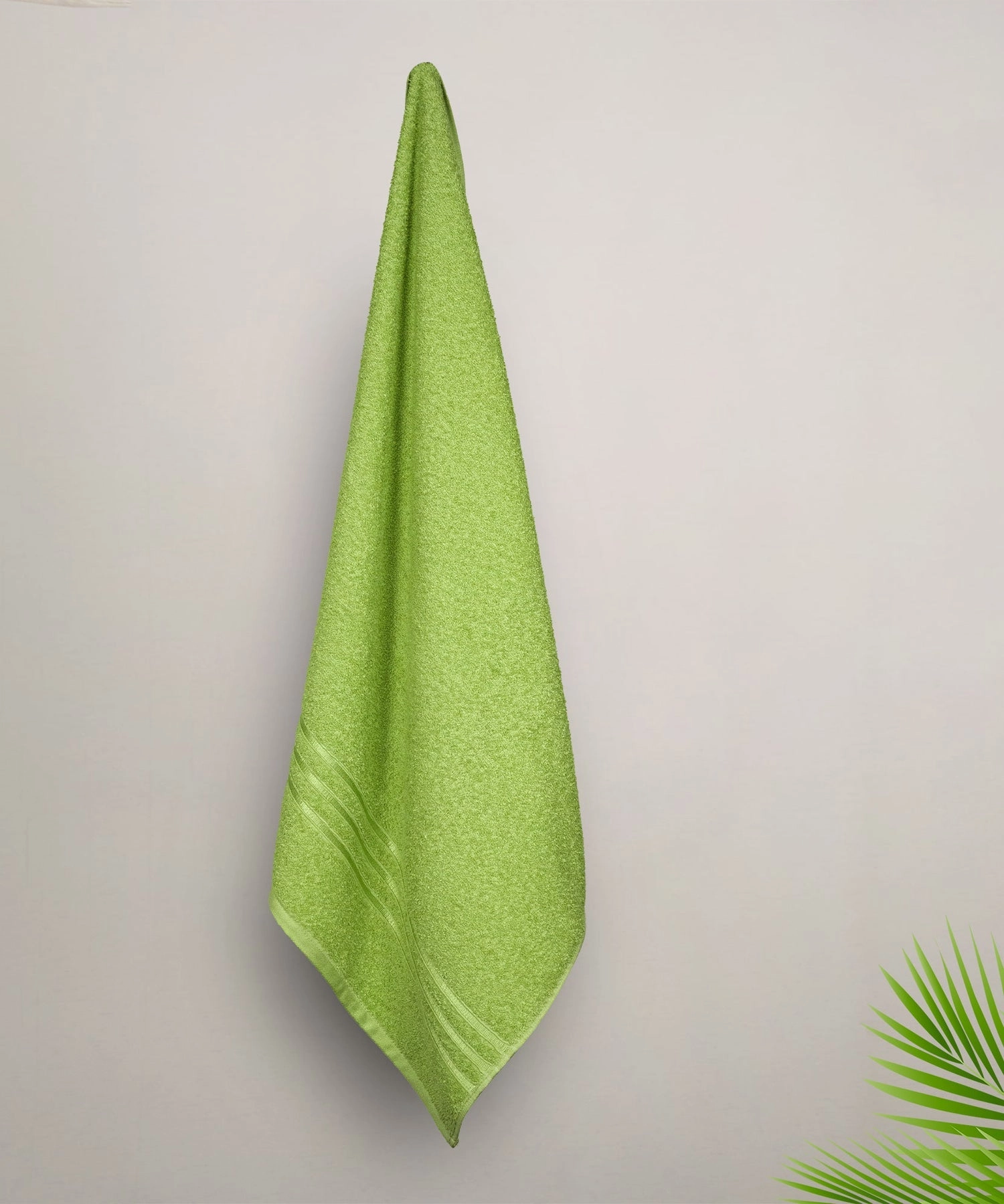 Comfort Living 1Pc Bath Towel ,400 Gsm, Quicky Dry, Lime Green bath towels,soft towels,bathroom textiles