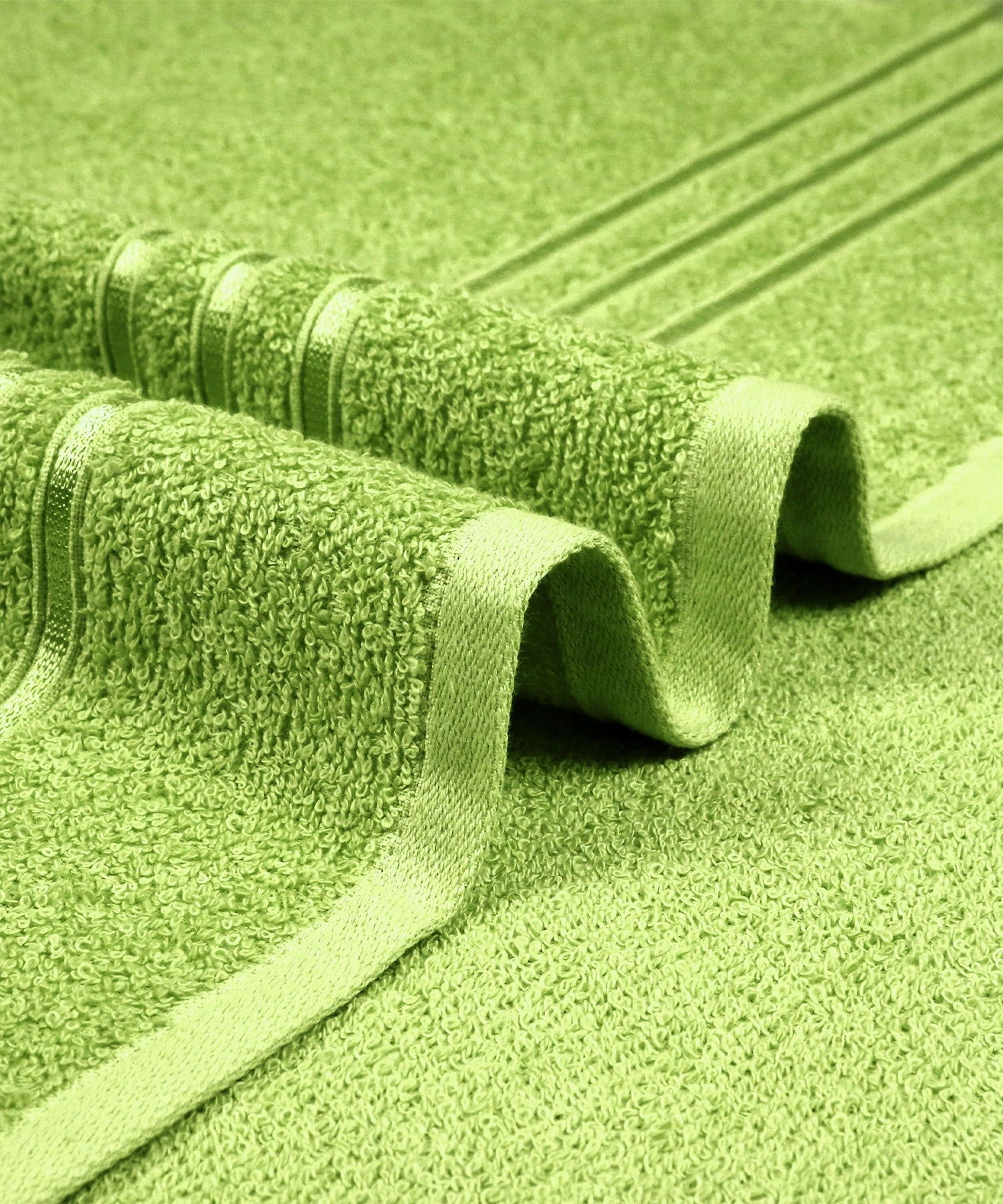 Comfort Living 1Pc Bath Towel ,400 Gsm, Quicky Dry, Lime Green