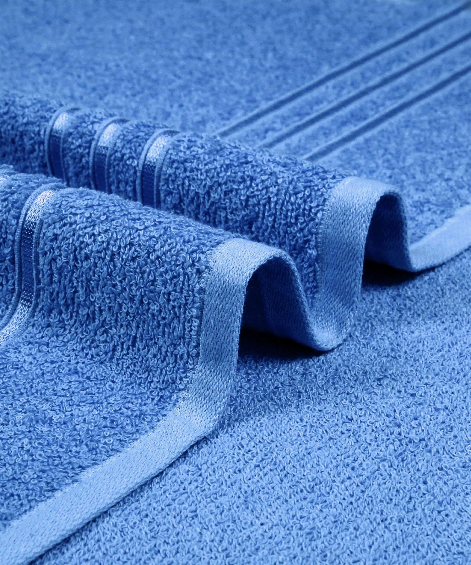 Comfort Living 1Pc Bath Towel ,400 Gsm, Quicky Dry, Ocean Blue