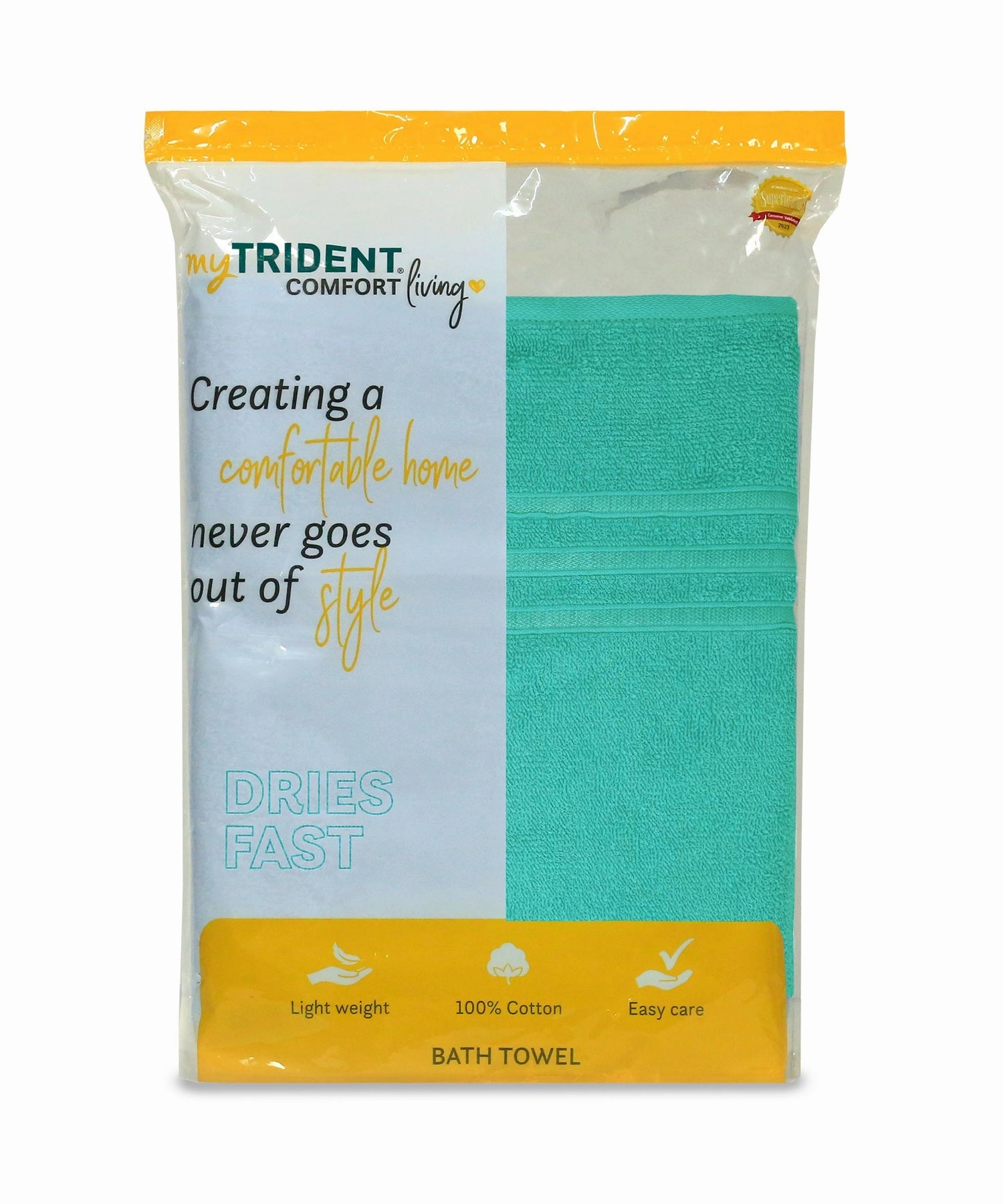 Comfort Living 1Pc Bath Towel ,400 Gsm, Quicky Dry, Sea Green
