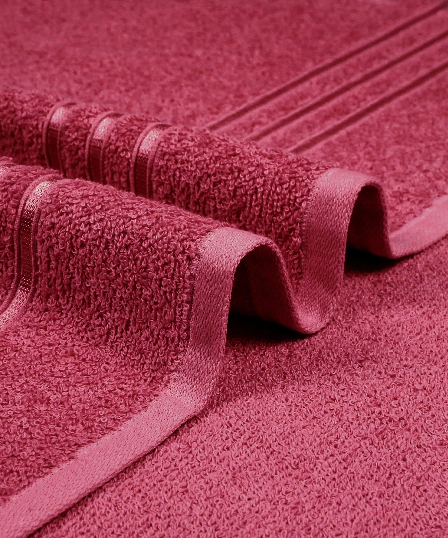 Comfort Living 1Pc Bath Towel ,400 Gsm, Quicky Dry, Tango Tomato