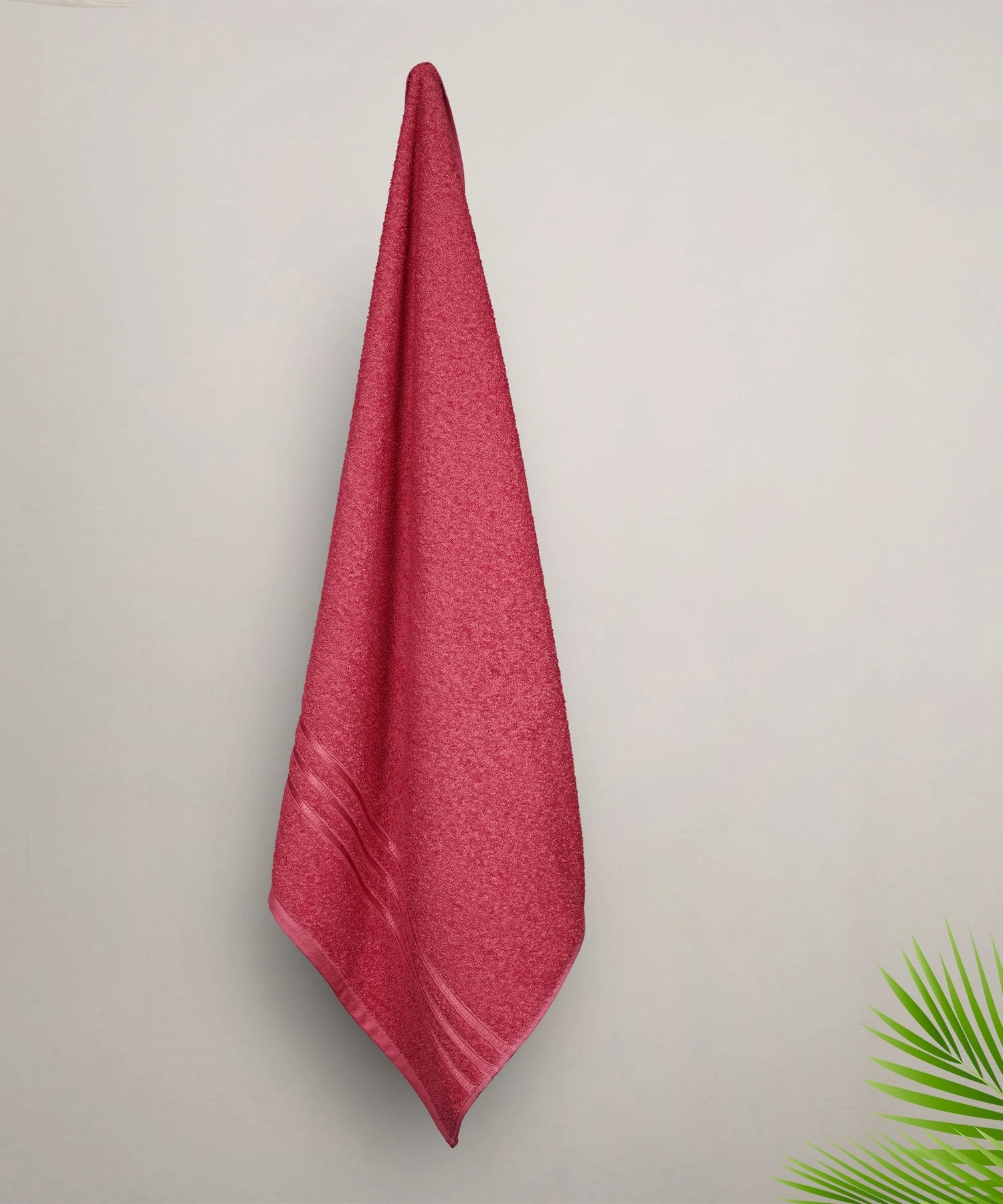 Comfort Living 1Pc Bath Towel ,400 Gsm, Quicky Dry, Tango Tomato bath towels,soft towels,bathroom textiles