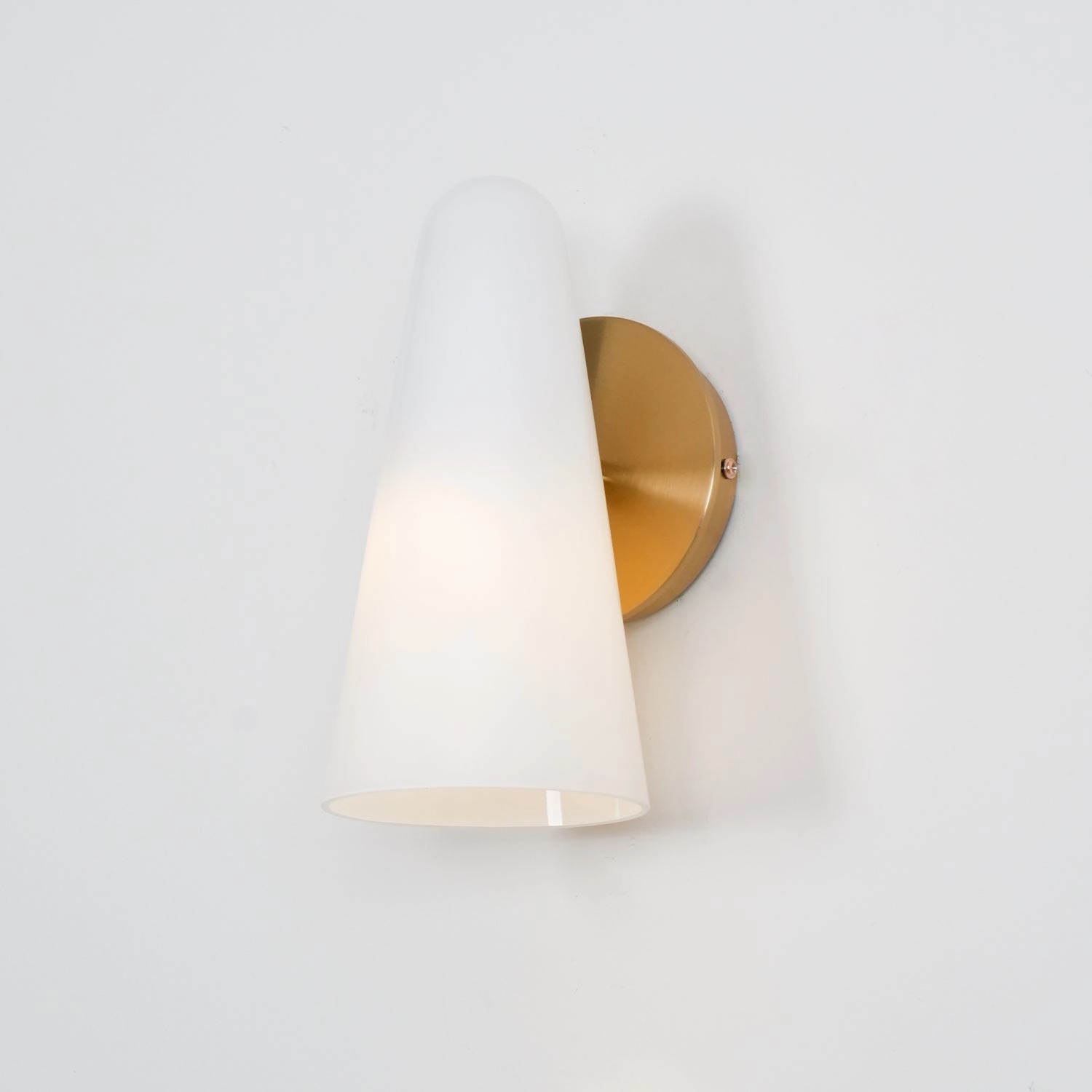 Conical Glass Wall Lamp