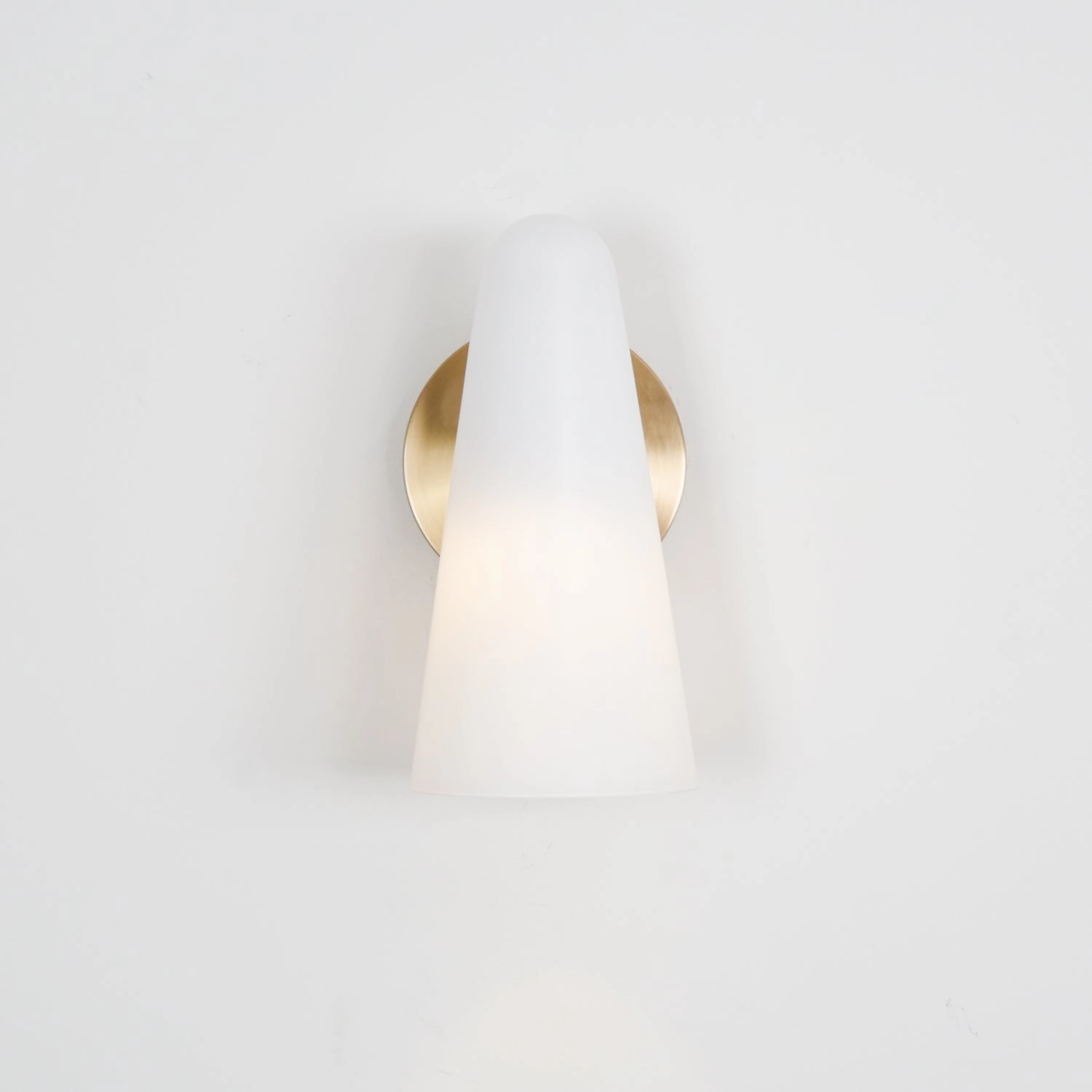 Conical Glass Wall Lamp