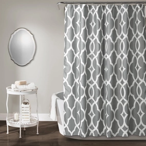 Connor Geo Shower Curtain shower curtain,bath curtain,bathroom decor