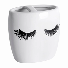 Cosmetique Toothbrush Holder - Multi - 3.9" x 2.3" x 4." toothbrush holder,bathroom cup,bathroom organizer