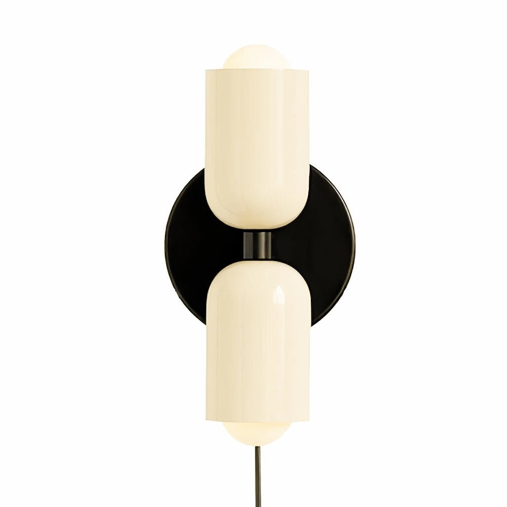 Couleur Double Plug In Wall Lamp
