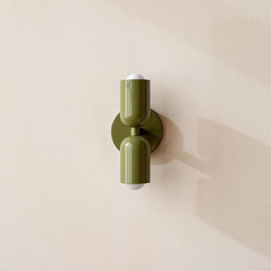 Couleur Double Plug In Wall Lamp