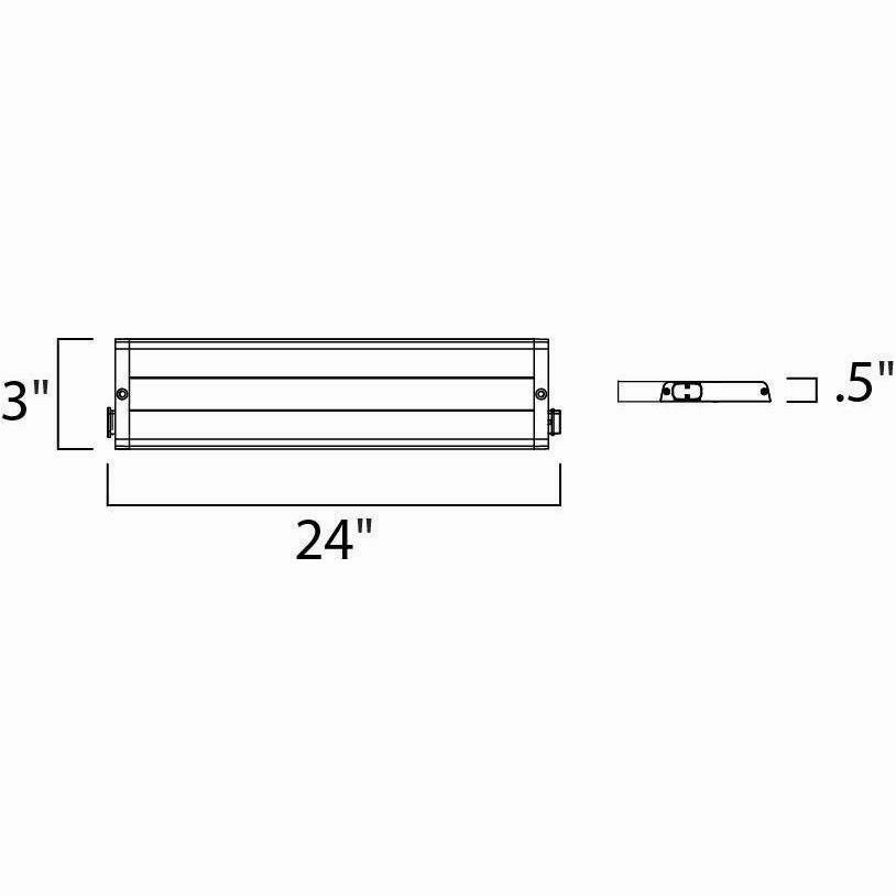 CounterMax MX-L-LPC 24" 8-Light LED Under Cabinet