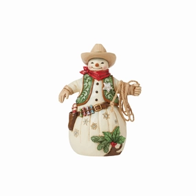 Cowboy Snowman Figurine figurines,decorative figurines,home accents