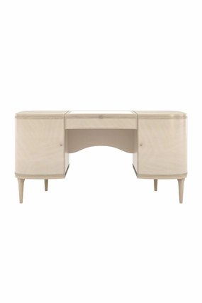 Cream Modern Vanity Table | Caracole Fancy Me desk,home desk,workstation