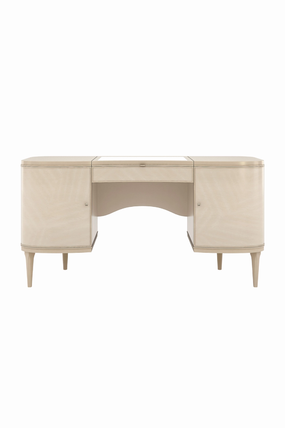 Cream Modern Vanity Table | Caracole Fancy Me desk,home desk,workstation