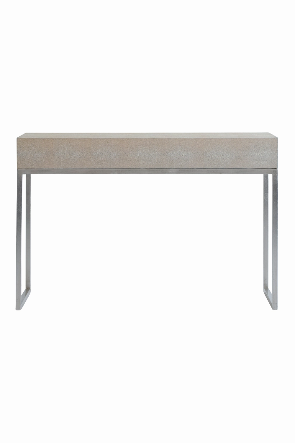 Cream Shagreen 2-Drawer Desk | Andrew Martin Digby