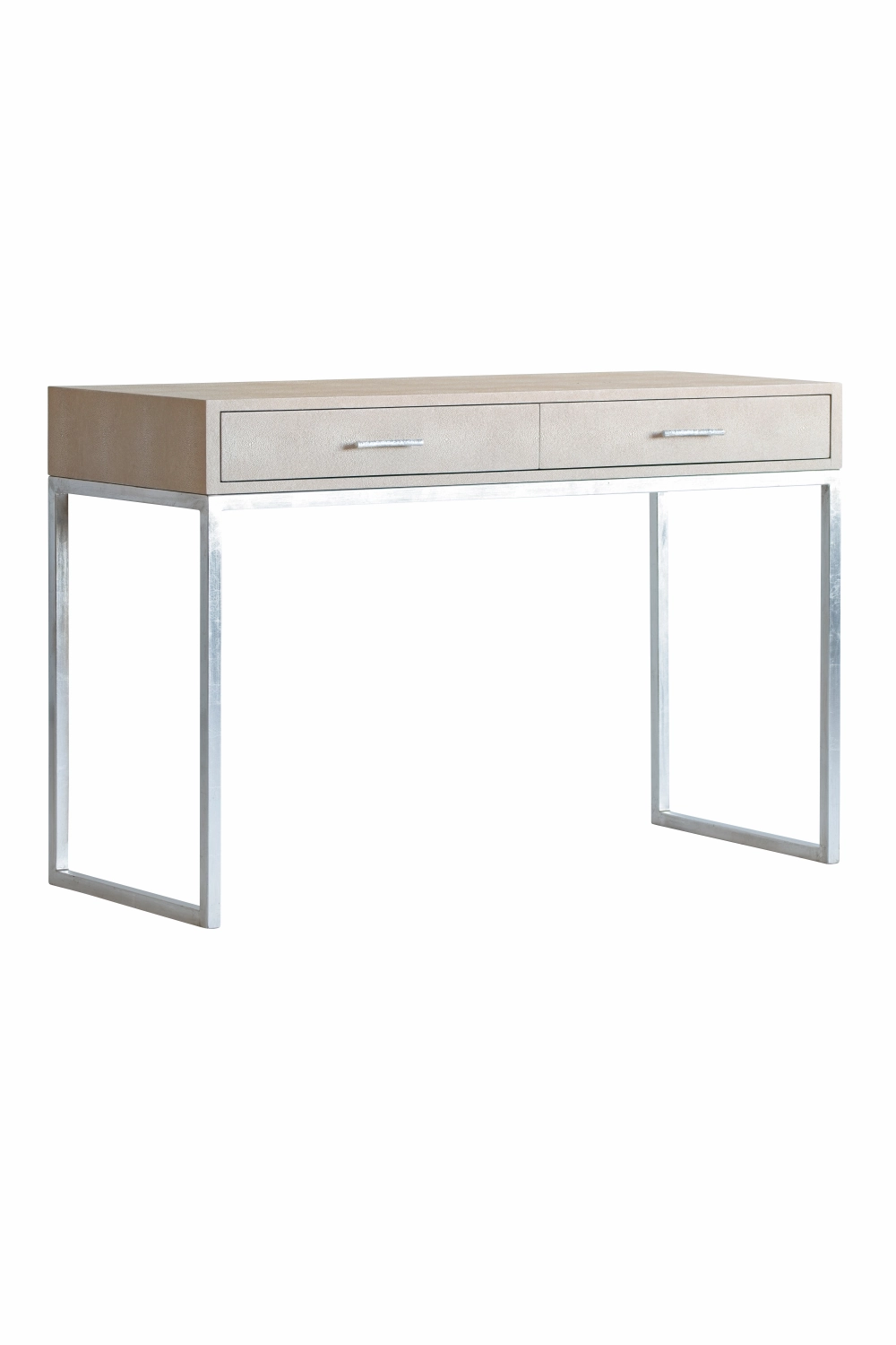 Cream Shagreen 2-Drawer Desk | Andrew Martin Digby desk,home desk,workstation