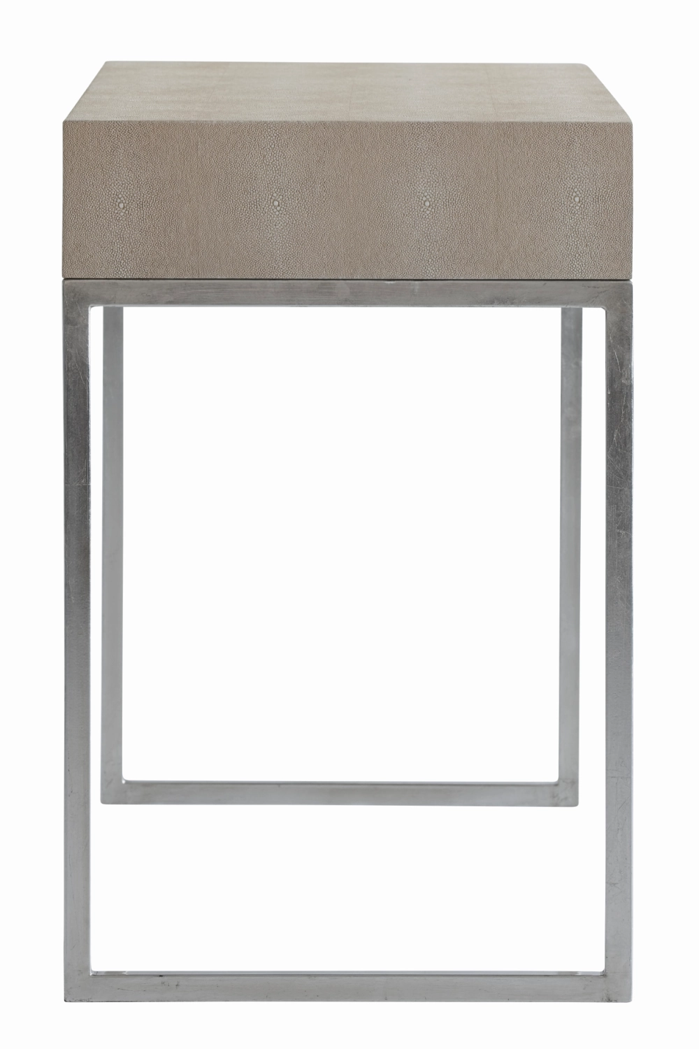 Cream Shagreen 2-Drawer Desk | Andrew Martin Digby