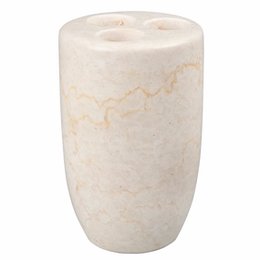 Creative Home Bullet Collection Champagne Marble Toothbrush Holder, Tooth Brush Holder - Beige toothbrush holder,bathroom cup,bathroom organizer