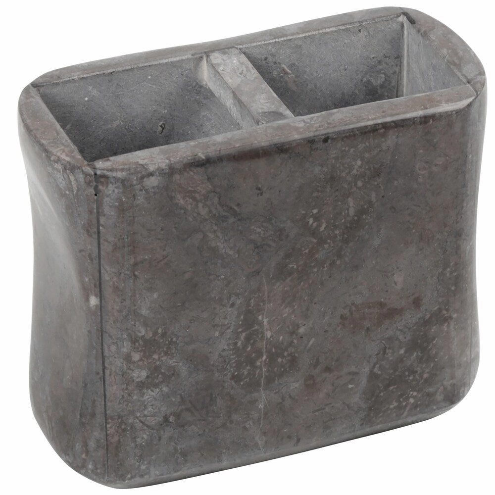 Creative Home Curvy Collection Charcoal Marble Toothbrush Holder, Tooth Brush Holder - Grey toothbrush holder,bathroom cup,bathroom organizer