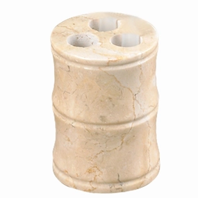Creative Home Panda Collection Champagne Marble Toothbrush Holder, Tooth Brush Holder - Beige toothbrush holder,bathroom cup,bathroom organizer