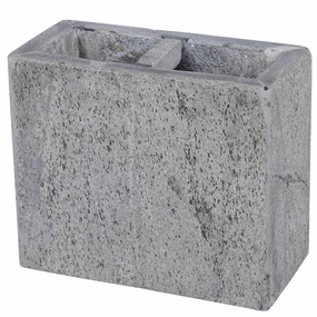 Creative Home Slate Stone Rectangular Toothbrush Holder - Grey toothbrush holder,bathroom cup,bathroom organizer