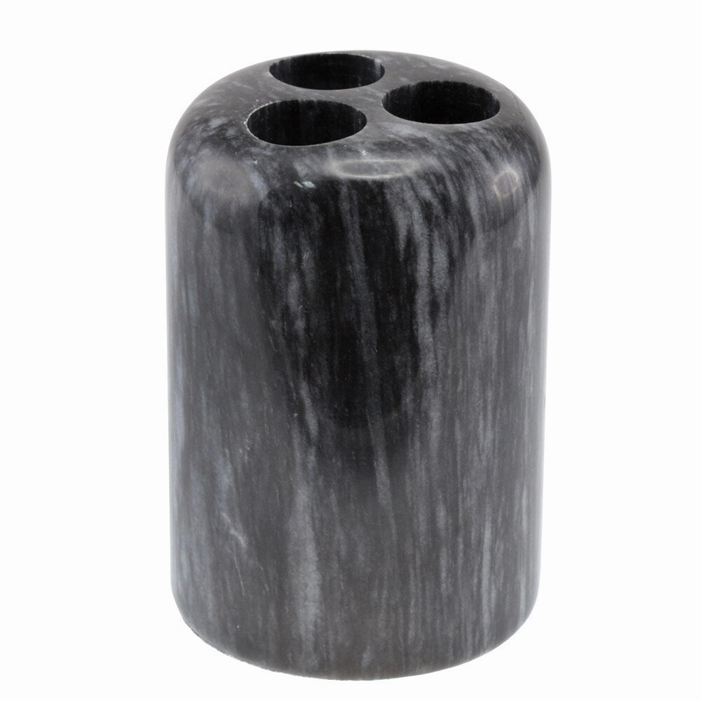 Creative Home Spa Collection Black Marble Toothbrush Holder, Tooth Brush Holder toothbrush holder,bathroom cup,bathroom organizer