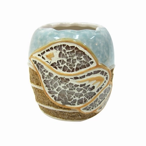 Croscill Mosaic Shell Toothbrush Holder toothbrush holder,bathroom cup,bathroom organizer