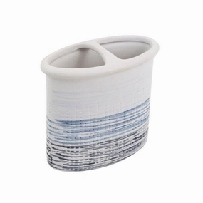 Croscill Nomad Blue Stripe Toothbrush Holder toothbrush holder,bathroom cup,bathroom organizer