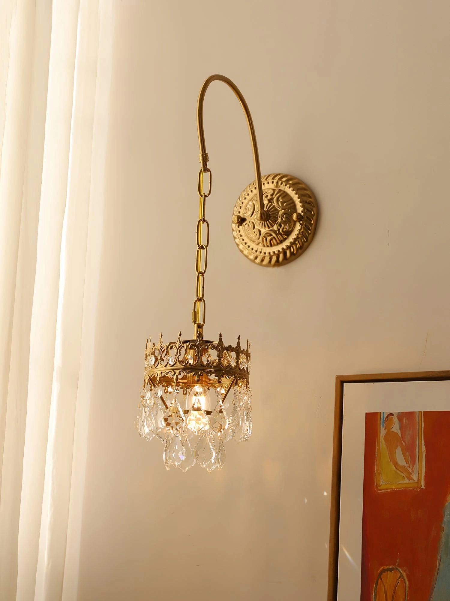 Crystal Crown Sconce