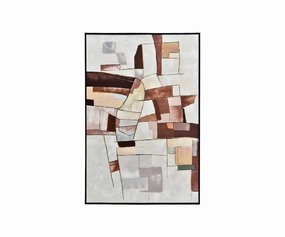 Cubist Sands I Oil Painting dining table,kitchen table,dining room furniture