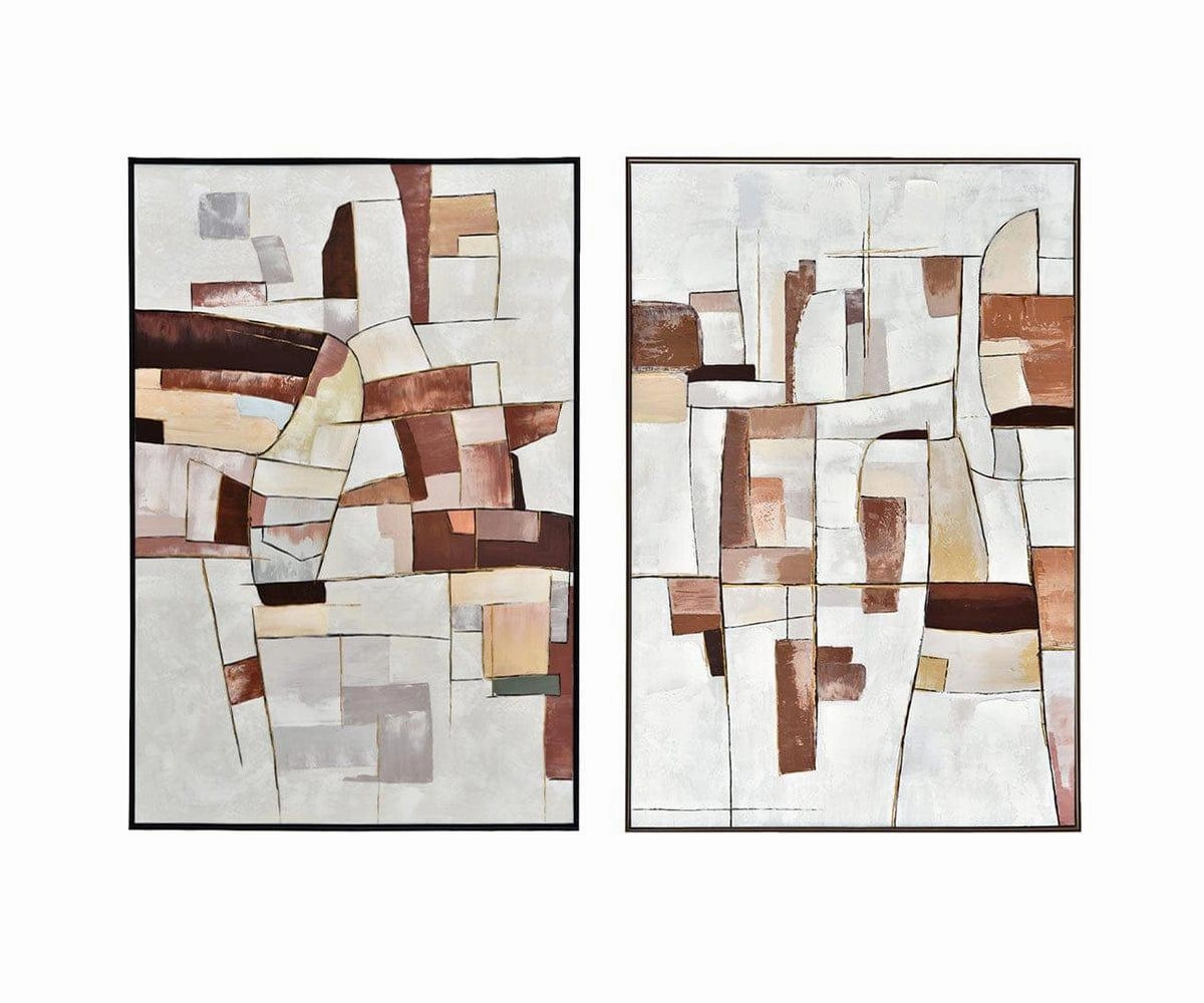 Cubist Sands I Oil Painting