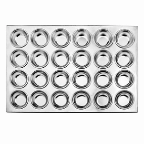 Culinary Essentials 859146 Muffin / Cupcake Pan, 3 Ounce, 24 Cups baking tools,cake baking,kitchen gadgets
