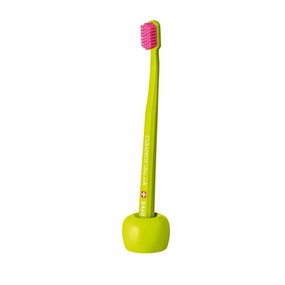 Curaprox Brush Foot Green Toothbrush Holder toothbrush holder,bathroom cup,bathroom organizer