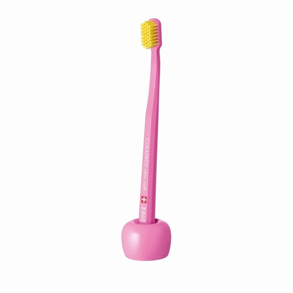Curaprox Brush Foot Pink Toothbrush Holder toothbrush holder,bathroom cup,bathroom organizer