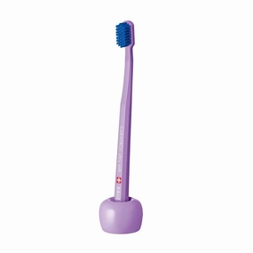 Curaprox Brush Foot Purple Toothbrush Holder toothbrush holder,bathroom cup,bathroom organizer