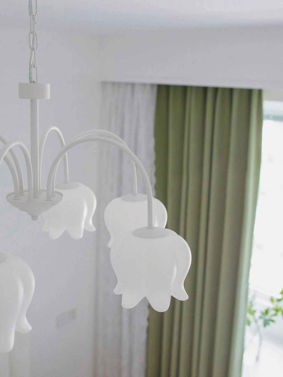 Curved Arm Bell Chandelier