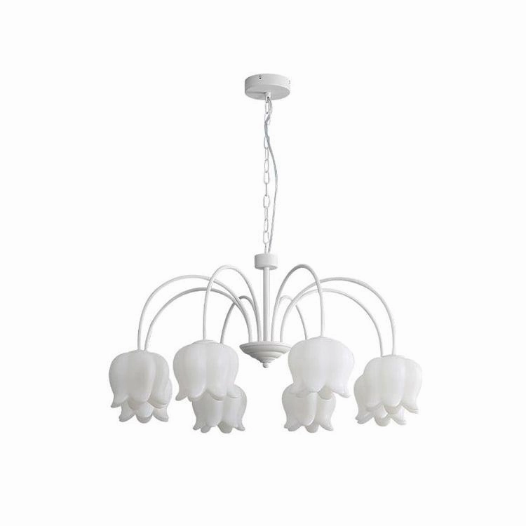 Curved Arm Bell Chandelier