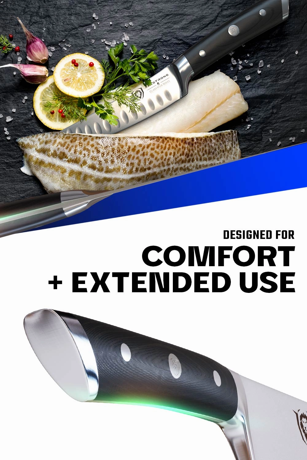Curved Fillet Knife 6" | Gladiator Series | NSF Certified | Dalstrong 