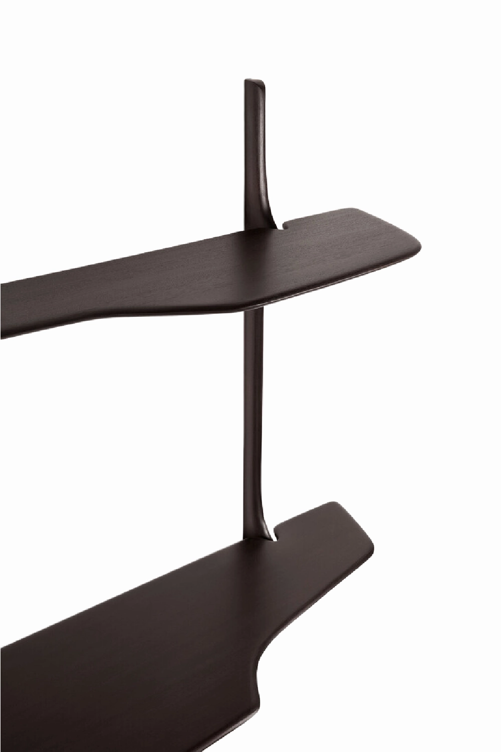 Curved Wood Wall-mounted Desk | Ehtnicraft PI